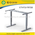 customer design office desk frame with height adjustable by manual rocker